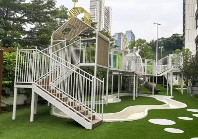 深圳市龙岗区臻城幼儿园（户外玩具实景图）