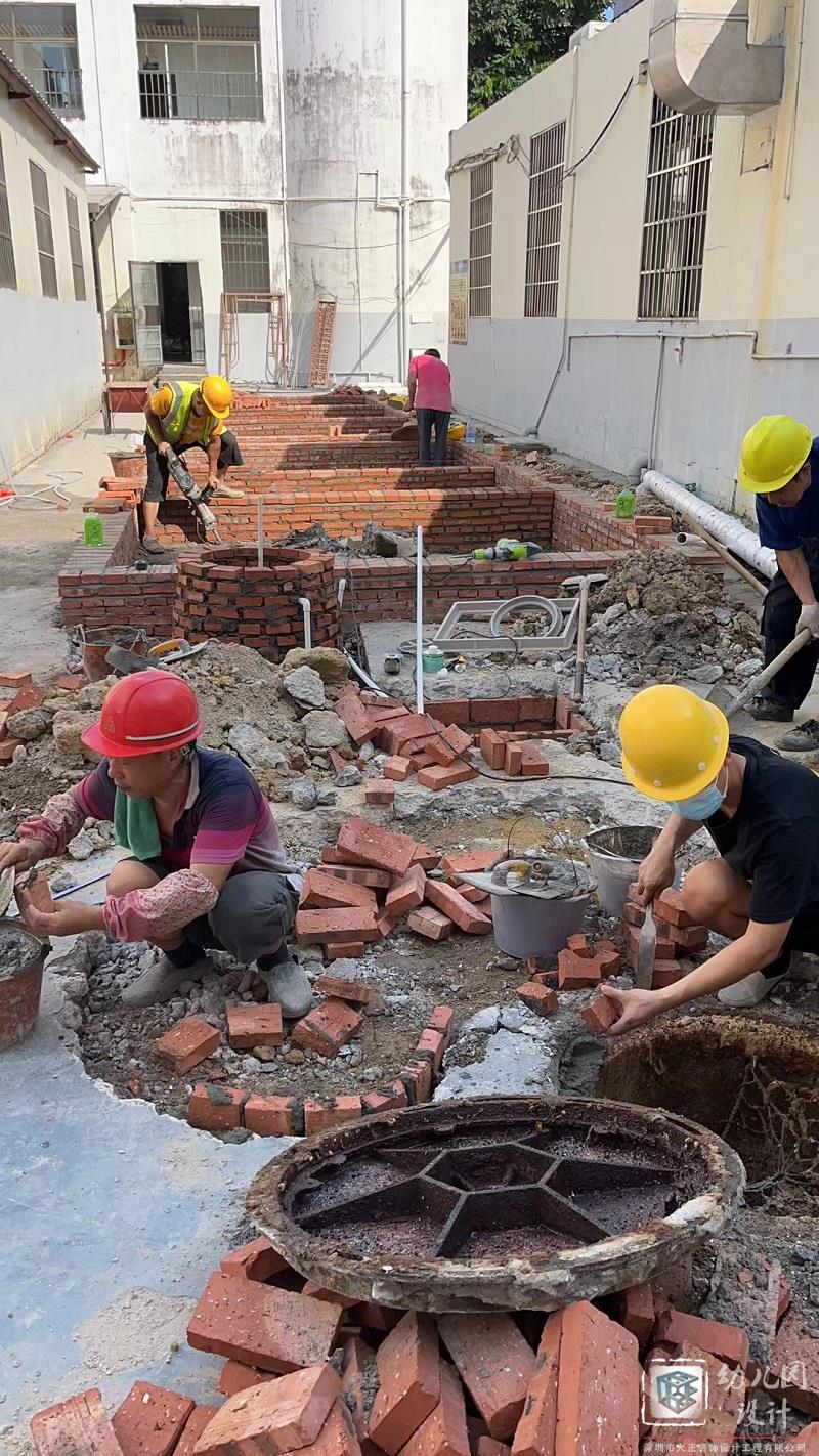 幼儿园室内改造_户外后操场新增种植区域（深圳坪地育英幼儿园）