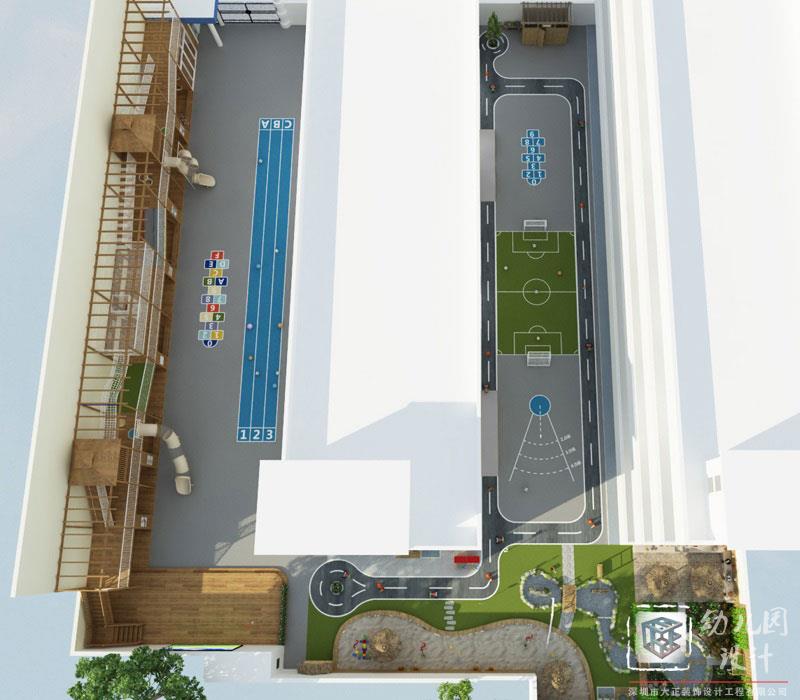 深圳市龙岗区龙西第二幼儿园_户外环境设计