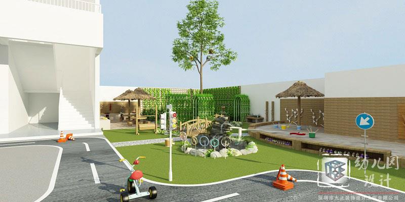 深圳市龙岗区龙西第二幼儿园_户外环境设计