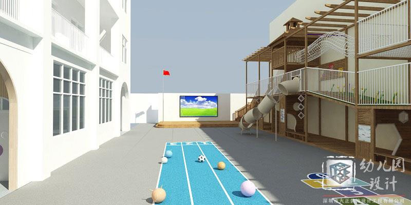 深圳市龙岗区龙西第二幼儿园_户外环境设计