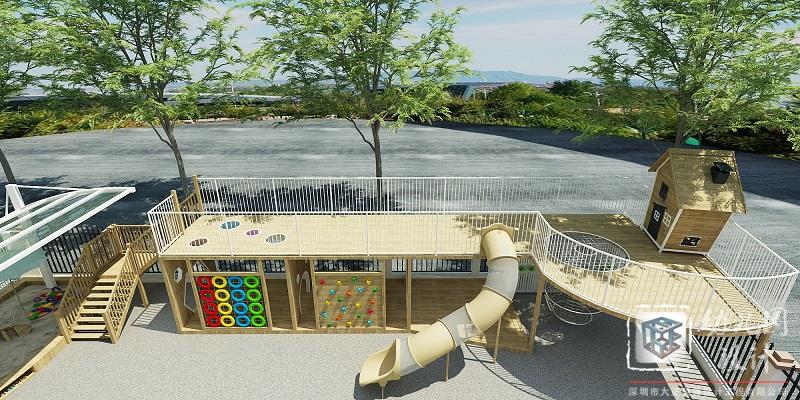 深圳市龙岗区德福花园幼儿园（大门、沙水区）
