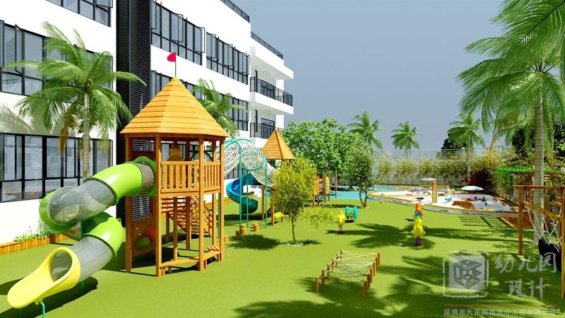 幼儿园设计之户外游乐设施的多样性