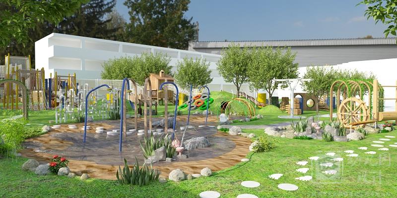 专业幼儿园设计之初改造规划与如何设计室外活动场地