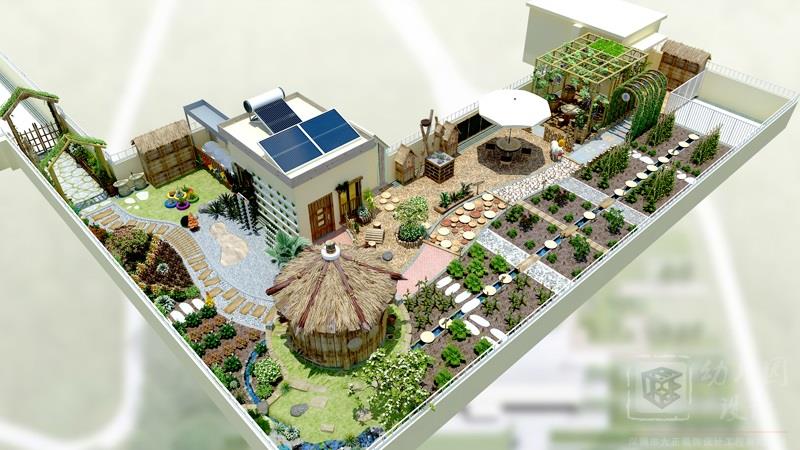 幼儿园设计主题区域——天台种植园