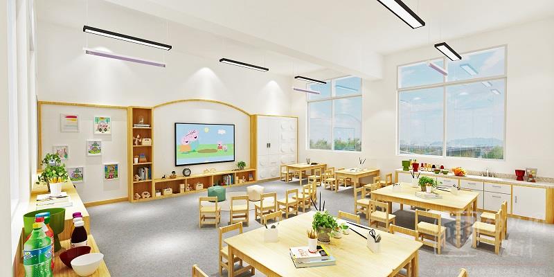 深圳幼儿园装修设计注意事项_幼儿园设计色彩光照小细节