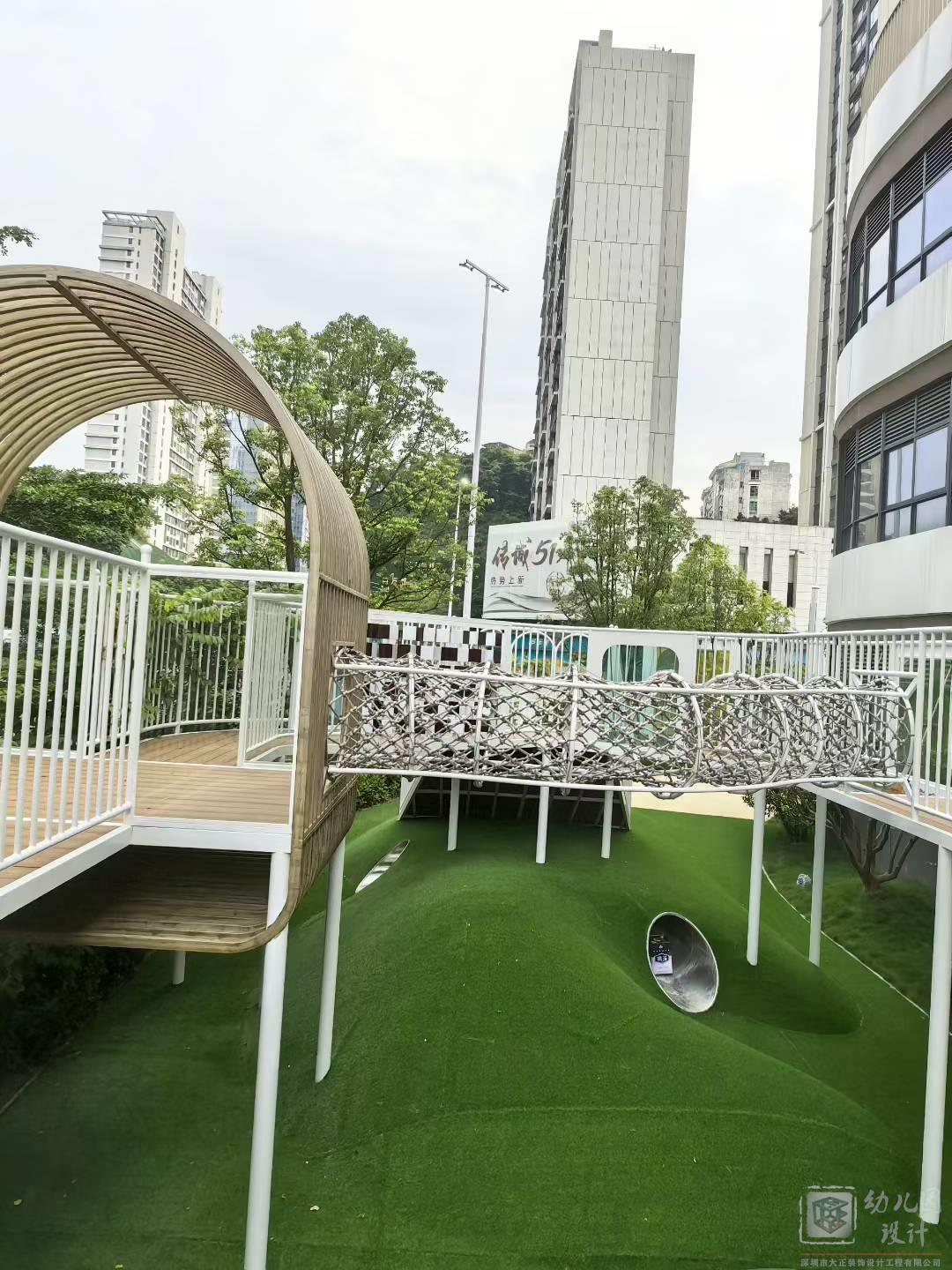 深圳市龙岗区臻城幼儿园（户外玩具实景图）