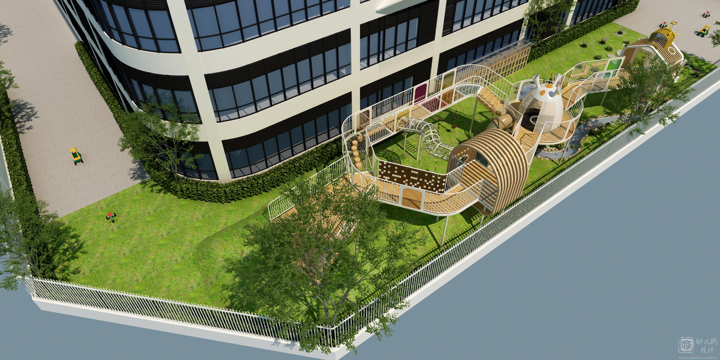 深圳市龙岗区臻城幼儿园（户外玩具效果图）