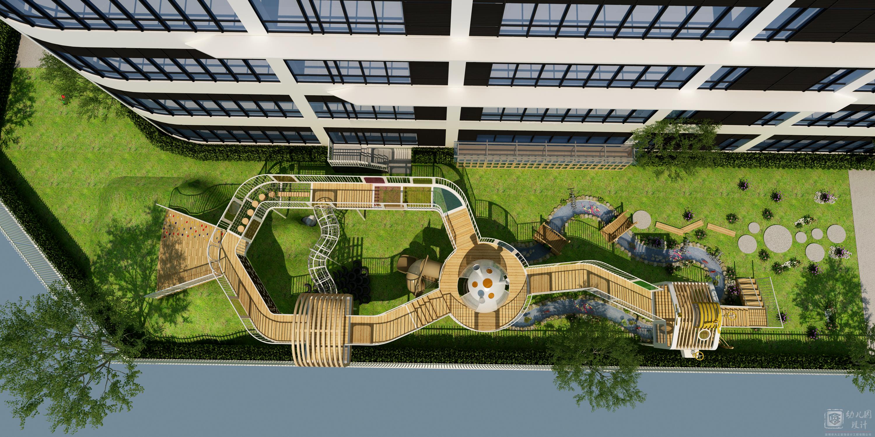 深圳市龙岗区臻城幼儿园（户外玩具效果图）