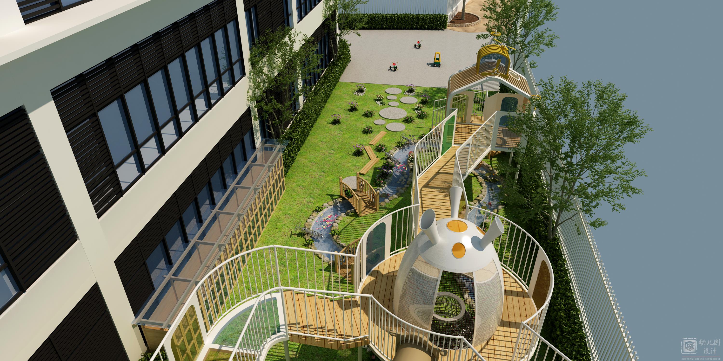 深圳市龙岗区臻城幼儿园(户外玩具效果图)