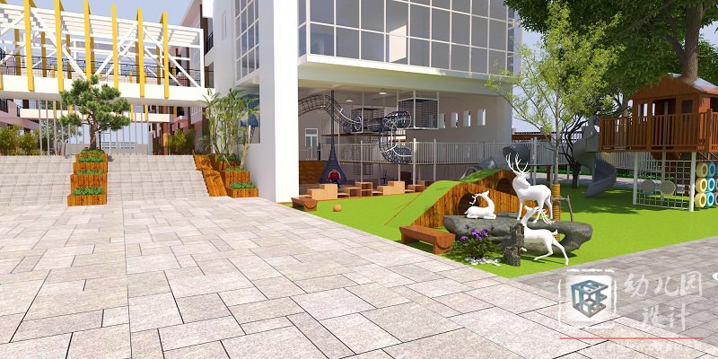 深圳市龙岗区龙城街道中心幼儿园（门头改造设计）